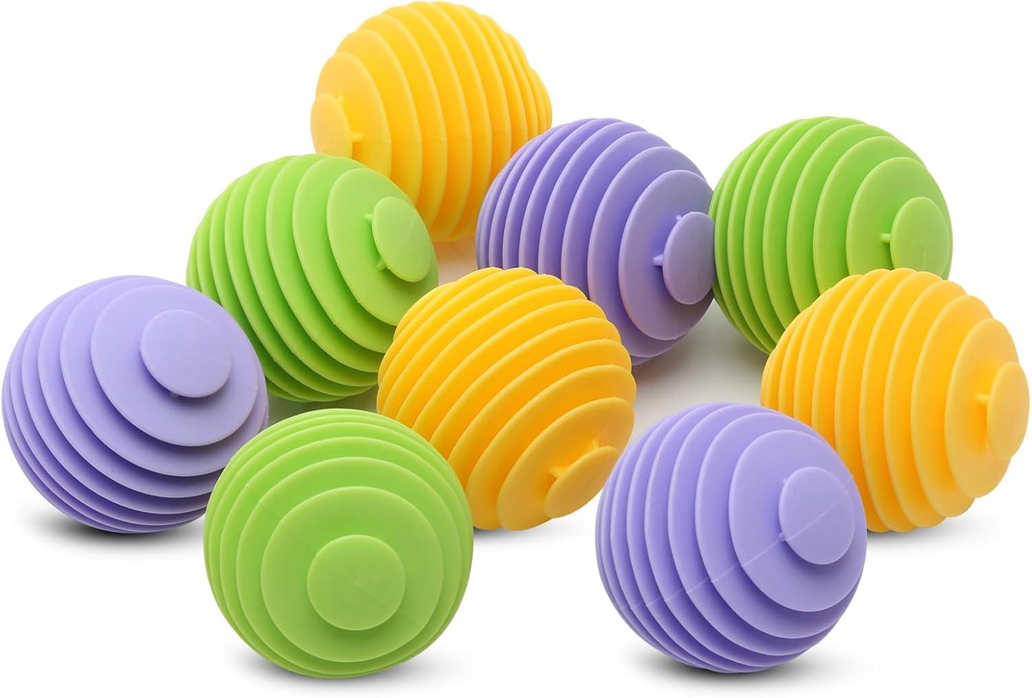 Einemgeld Trocknerb?lle f¹r Waschmaschinen, 9 St¹ck, W?scheb?lle, W?schekugeln, W?schekugel, Trocknerb?lle f¹r W?schetrockner, W?scheb?lle aus Gummi - W?scheb?lle reduzieren K-PCXJ-20260409-57