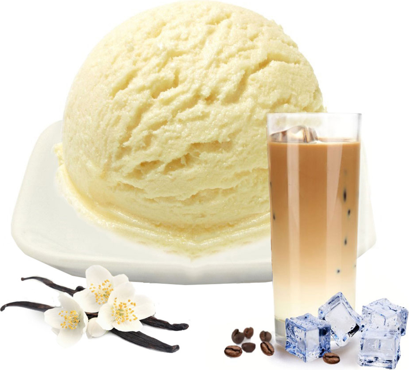 Gino Gelati Vanille Eiskaffee Eis Speiseeis Pulver 333 g
