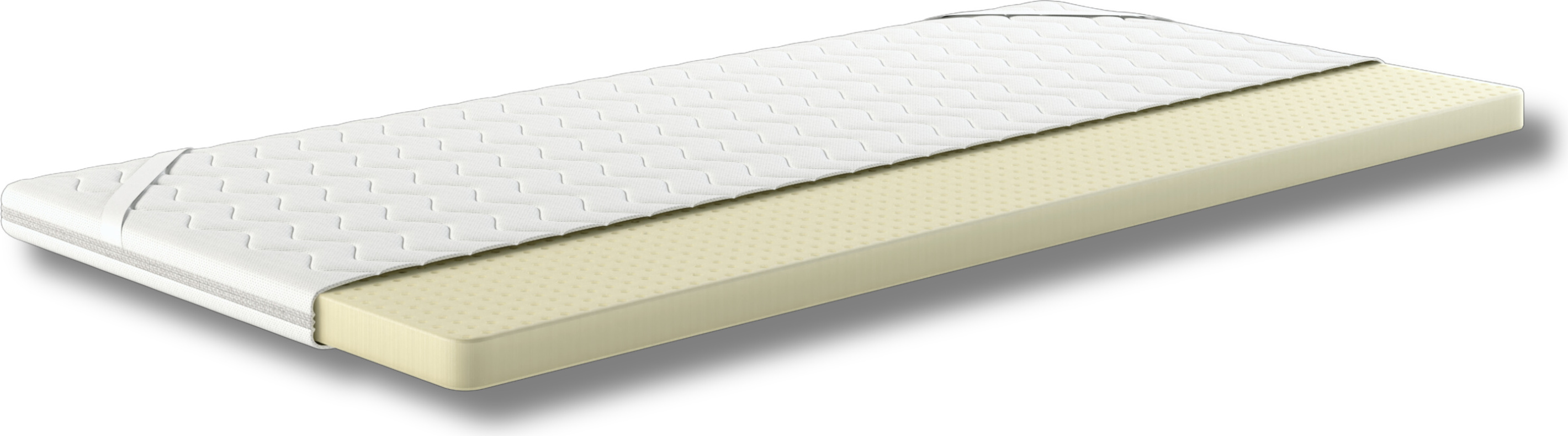 Möbel-Gerner Topper 80x200cm - Latex Matratzentopper - 5cm Latex-Topper H2 - Atmungsaktive Matratzenauflage + Antirutschfunktion - Matratzentopper 80x200 MGTO802005LAH1_80