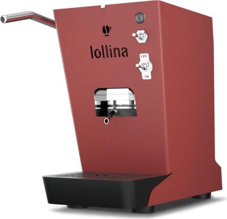 Lollo Caffe Lollina Plus, Kávovar na pody, 0,7 L, kávový sáčok, 400 W, Červená