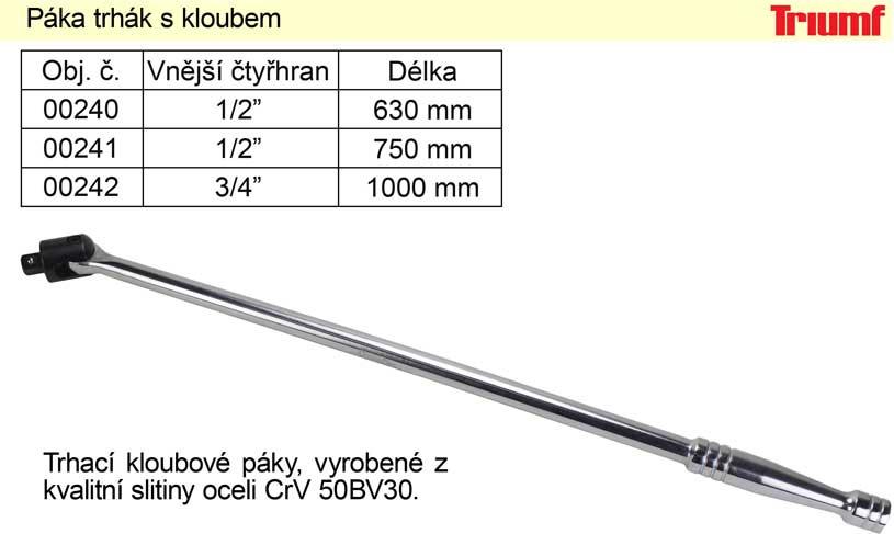 Triumf Hebelsprenger mit Gelenk 1/2" Länge 750mm