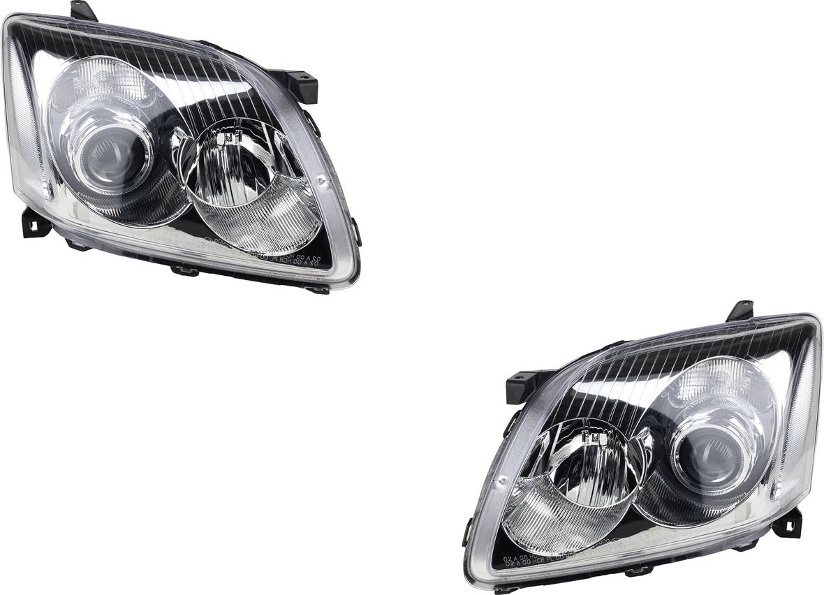 Johns Fari Alogeni Per Toyota Corolla E12 (2002-2004) H7/H7, Set Sinistra E Destra Con Motorino Livellamento