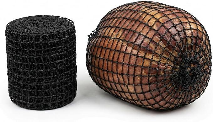 lilawelt24 Schinkennetz elastisch 18 cm x 5 m – Profi Fleischernetz für Wurst, Schinken & Rollbraten, reißfest & hitzebeständig