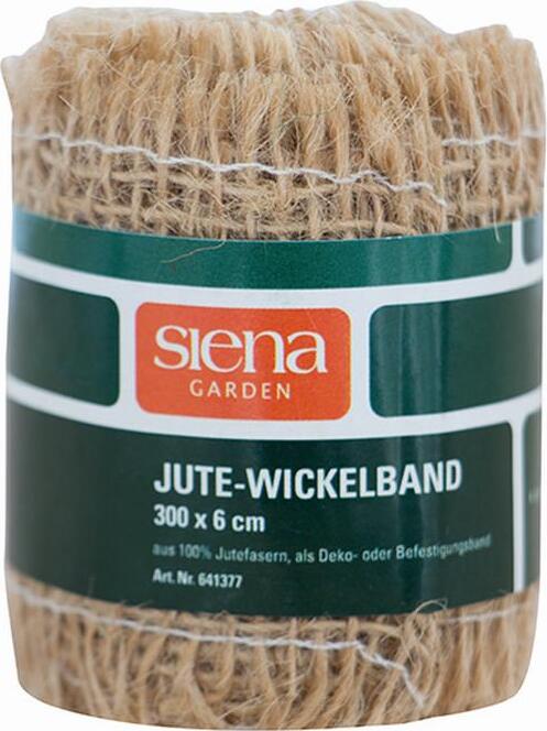 SIENA GARDEN Jute-Wickelband naturfarb 300 x 6 cm 584061
