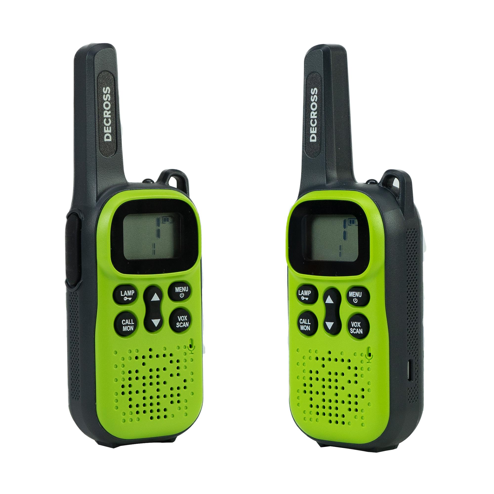 Tragbarer Radiosender PMR PNI Decross DC44, 446 MHz, 0,5 W, 16 Kanäle, 800 mAh NiMH, Set mit 2 Stück PNI-DC44
