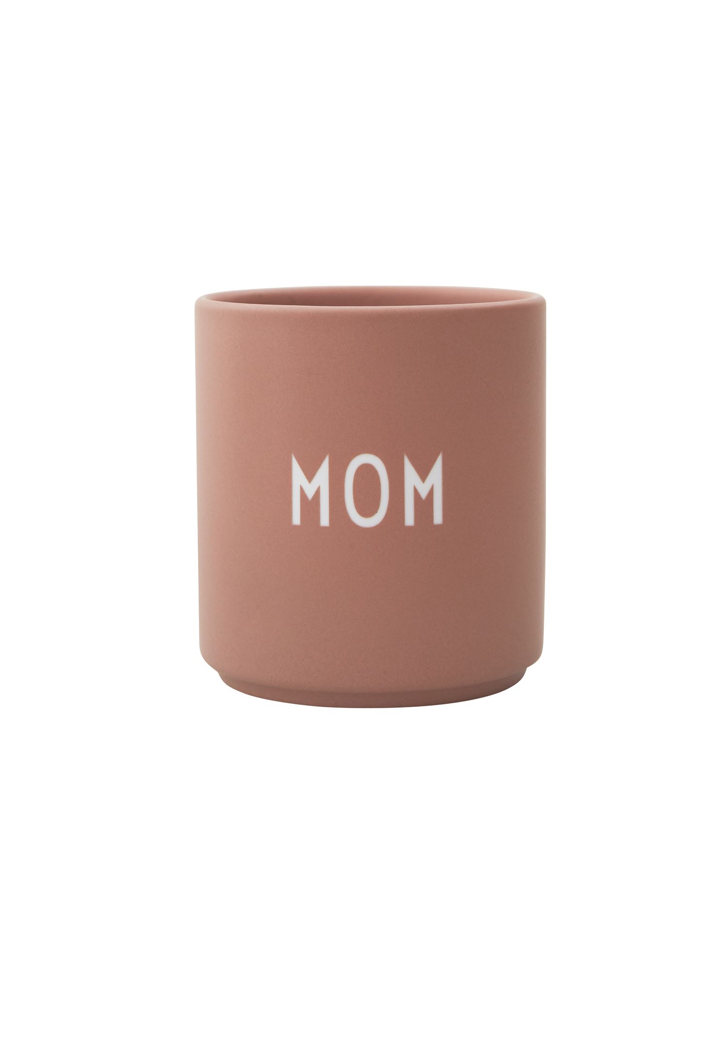 Dizajn Písmená porcelánový hrnček Mom Nude