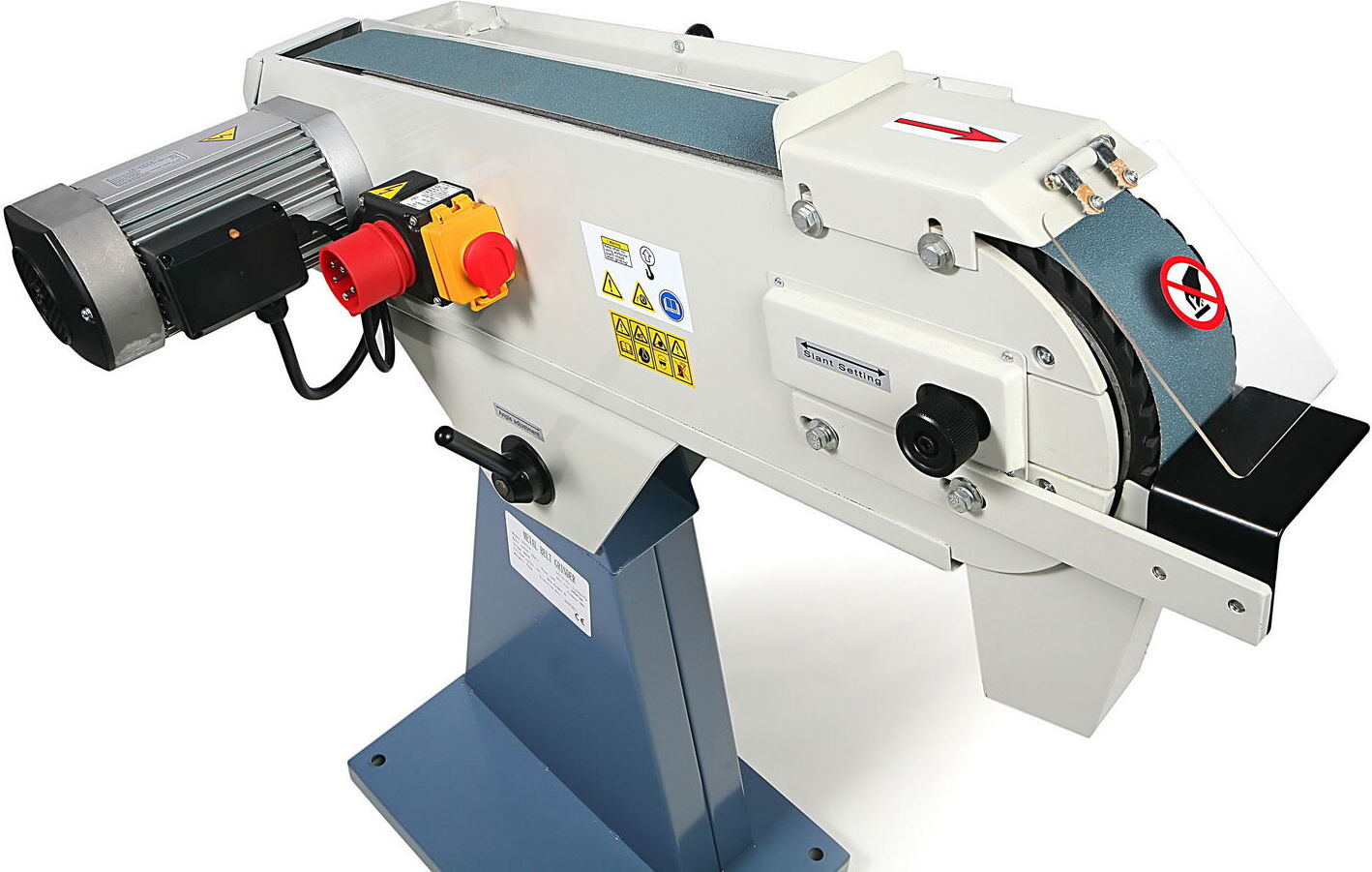 hbm Bandschleifer 75x2000mm 400V Bandschleifmaschine Schleifmaschine Schleifer X01468