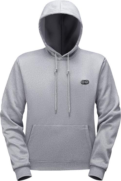 INF Beheiztes Sweatshirt mit Dual-Control – Intelligente Temperaturregelung Grau XXXL 394589