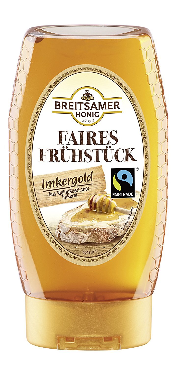 Breitsamer + Ulrich Breitsamer Faires Fruehstueck Blütenhonig fair und klimaneutral 350g 859910