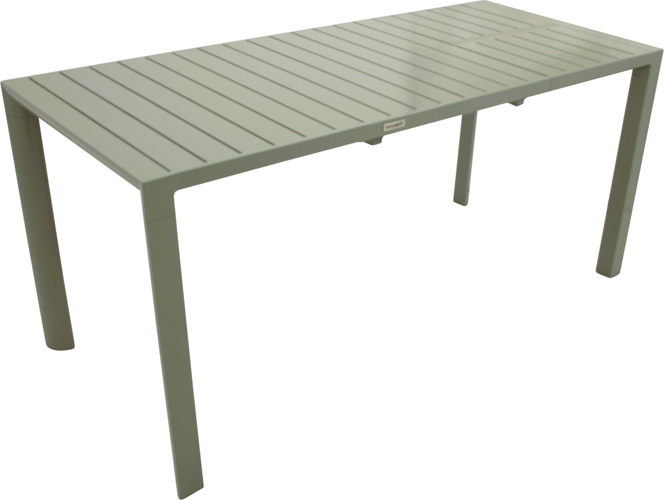 TPFGarden AUSZIEHTISCH Backnell - Garten-Esstisch mit seitlicher Butterfly-Verlängerung, Aluminium silbergrau, Justierbare Füsse. BxTxH: 70x117/162x75 cm TPFG-F-BRACHNELL-AT-SG