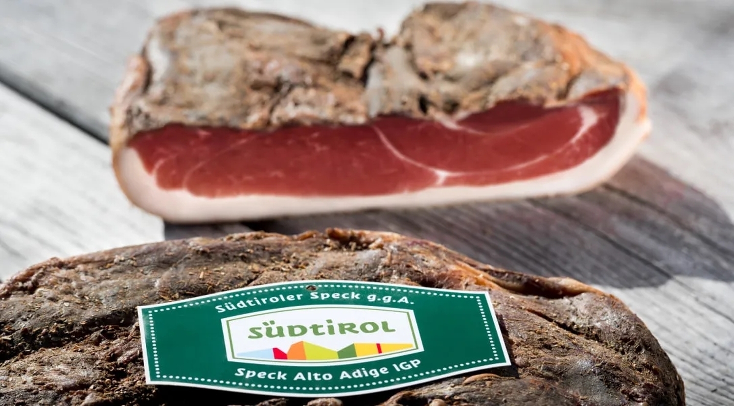 Südtiroler Speck g.g.A. halbe Seite ca. 2,4 kg. - Viktor Kofler FIN-12312__-re-050645