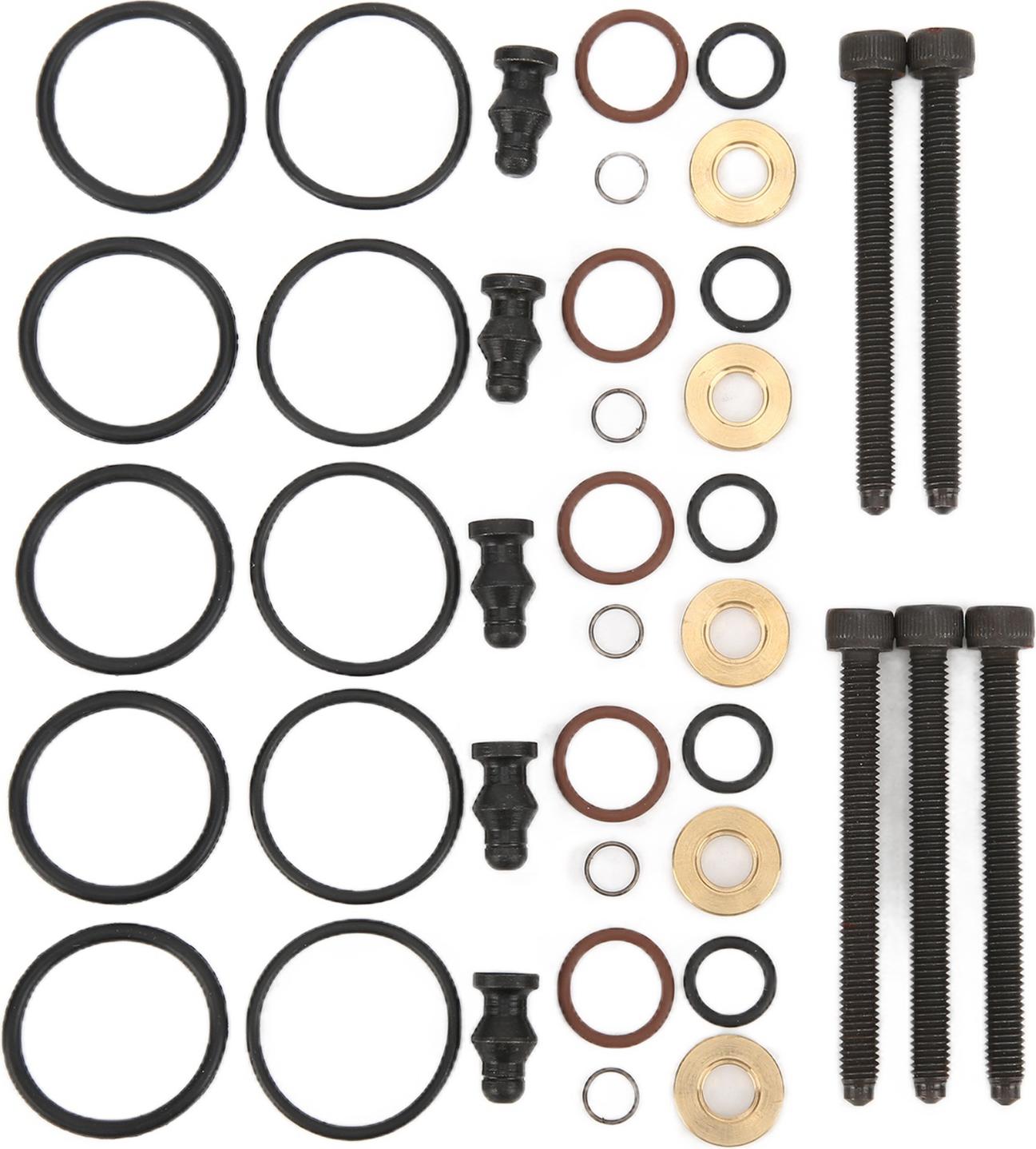 Gistuch Autokraftstoff-Injektordichtungen Dichtungen Kit mit 5 Bolzen 038198051b Ersatz für 2,5tdi R5 128KW 174 PS 2003-2010