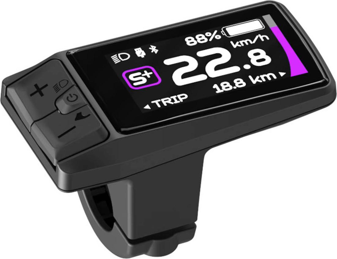 Bafang | DPC-080 Display für CAN-Systeme von Bafang, Geschwindigkeitslimit einstellbar, E-Bike Pedelec Schwarz