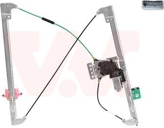 VAN WEZEL Regulátor okien s elektromotorom vpredu vľavo (1612265) pre FIAT Scudo