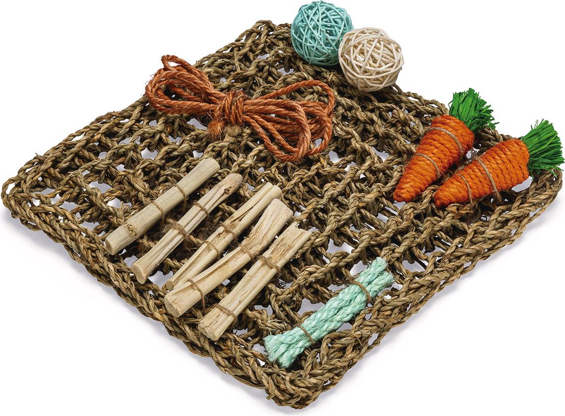 Beeztees Spielmatte - Nagetier - Natur - 30,5x30,5x8 cm 81118211