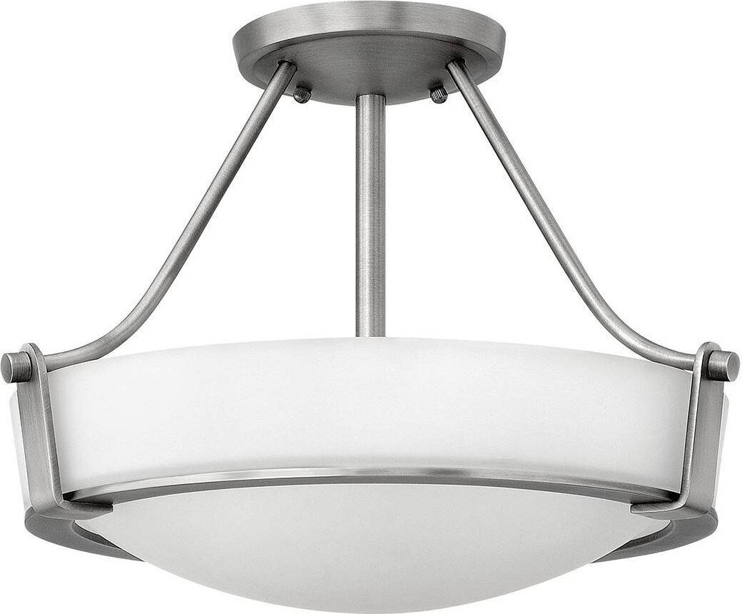 Elstead Lighting Hathaway Deckenleuchte nickel antik Hinkley HK-HATHAWAY-SFSN