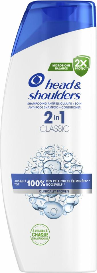 Head & Shoulders - Shampoo - 2-in-1 - Classic - 100 % Schuppenfrei - 400 ml - 1 Stück 872141