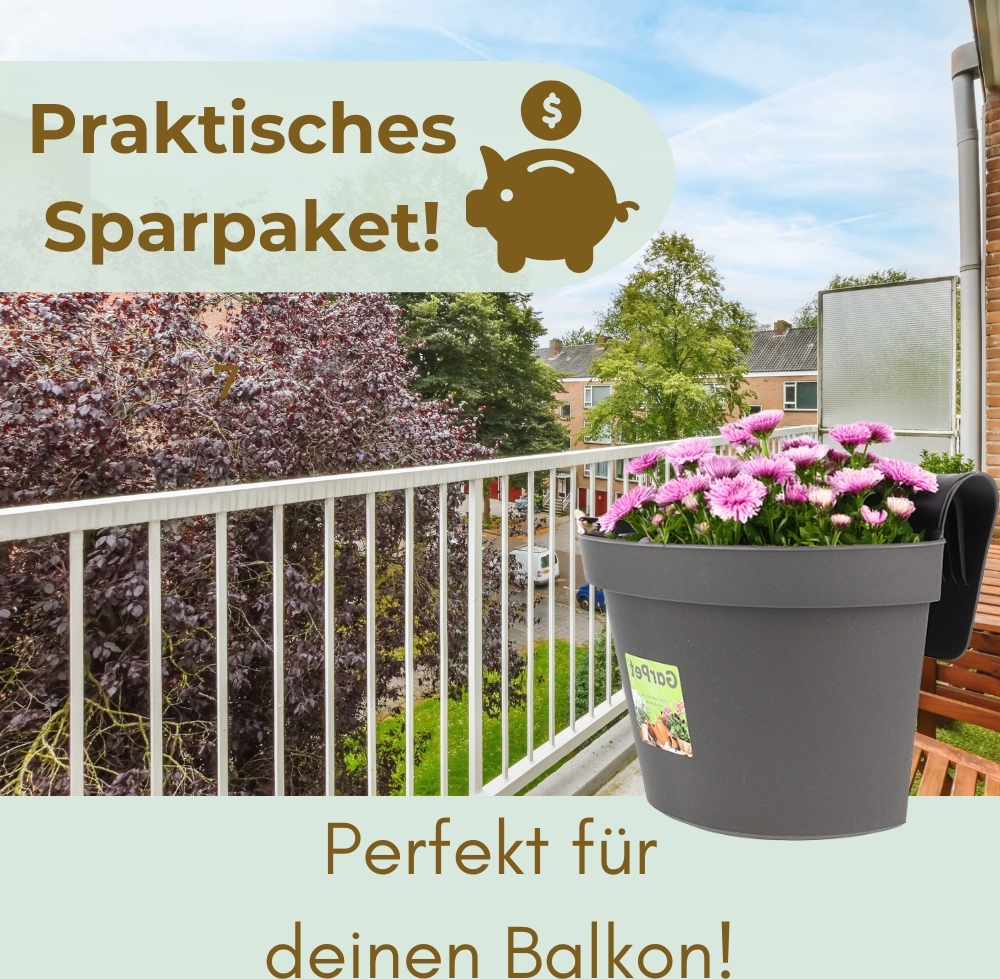 2x Blumenkasten 24cm Hängetopf Blumentopf Balkontopf
