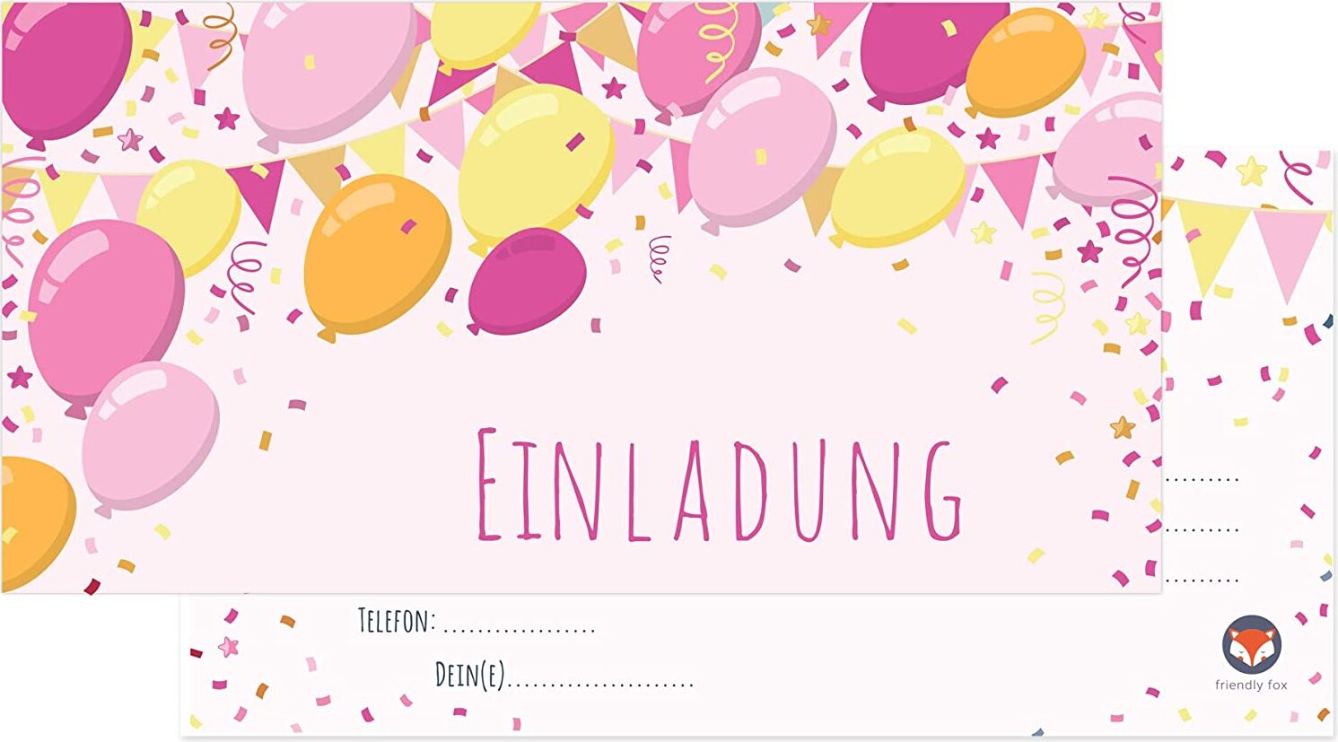 25 Einladungen Für Babyparty – Two Little Cuties, Geschlechtsneutral – Bedruckbar, Blumen-Design