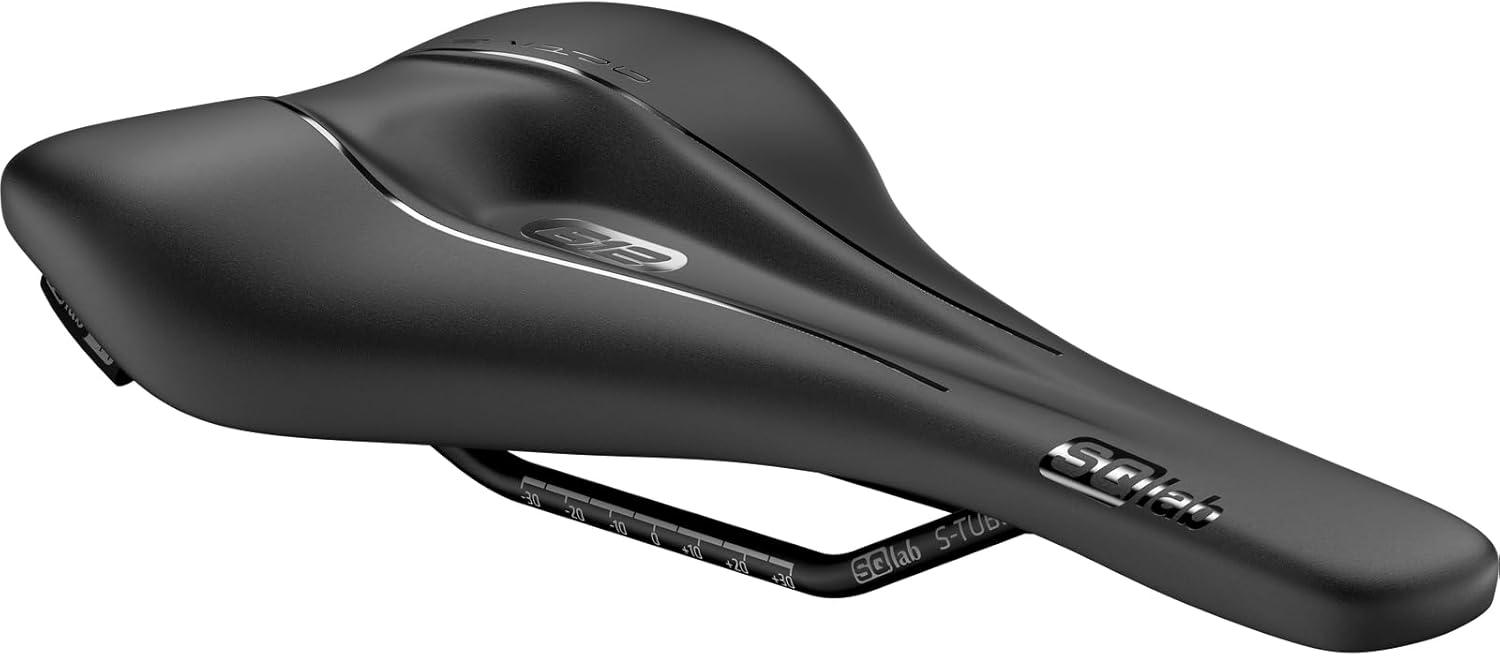 SQlab 612 Sattel Ergowave active 2.2 – Ergonomischer Rennradsattel und MTB-Rennradsattel, 12 cm