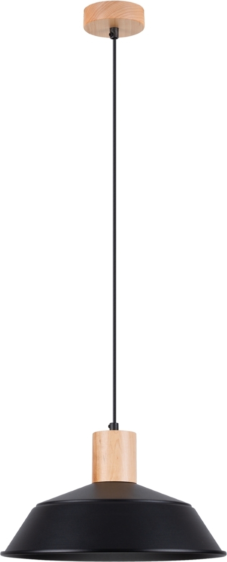 Pendelleuchte FANO Schwarz 1xE27 15W Stahl 120x34x34cm Sollux Lighting