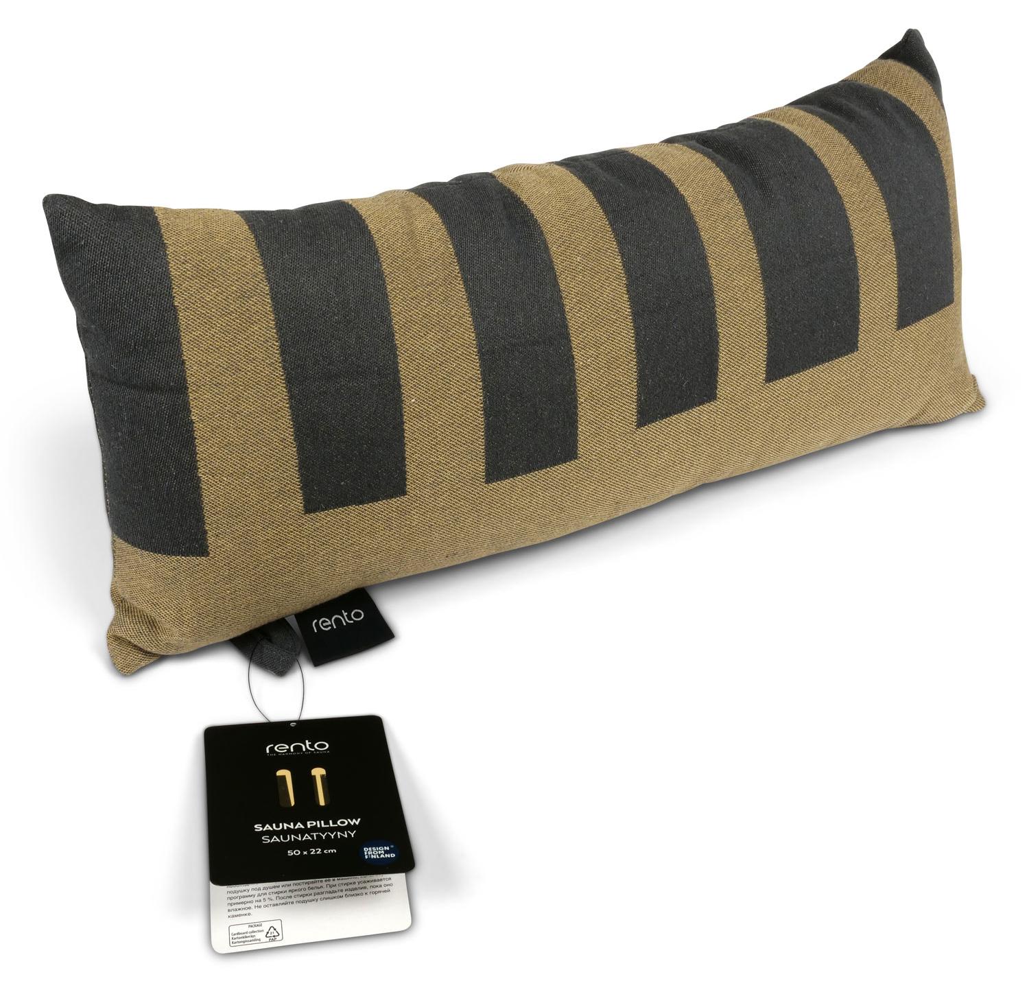Rento Saunakissen 50 x 22 cm GRAU/BEIGE 608159