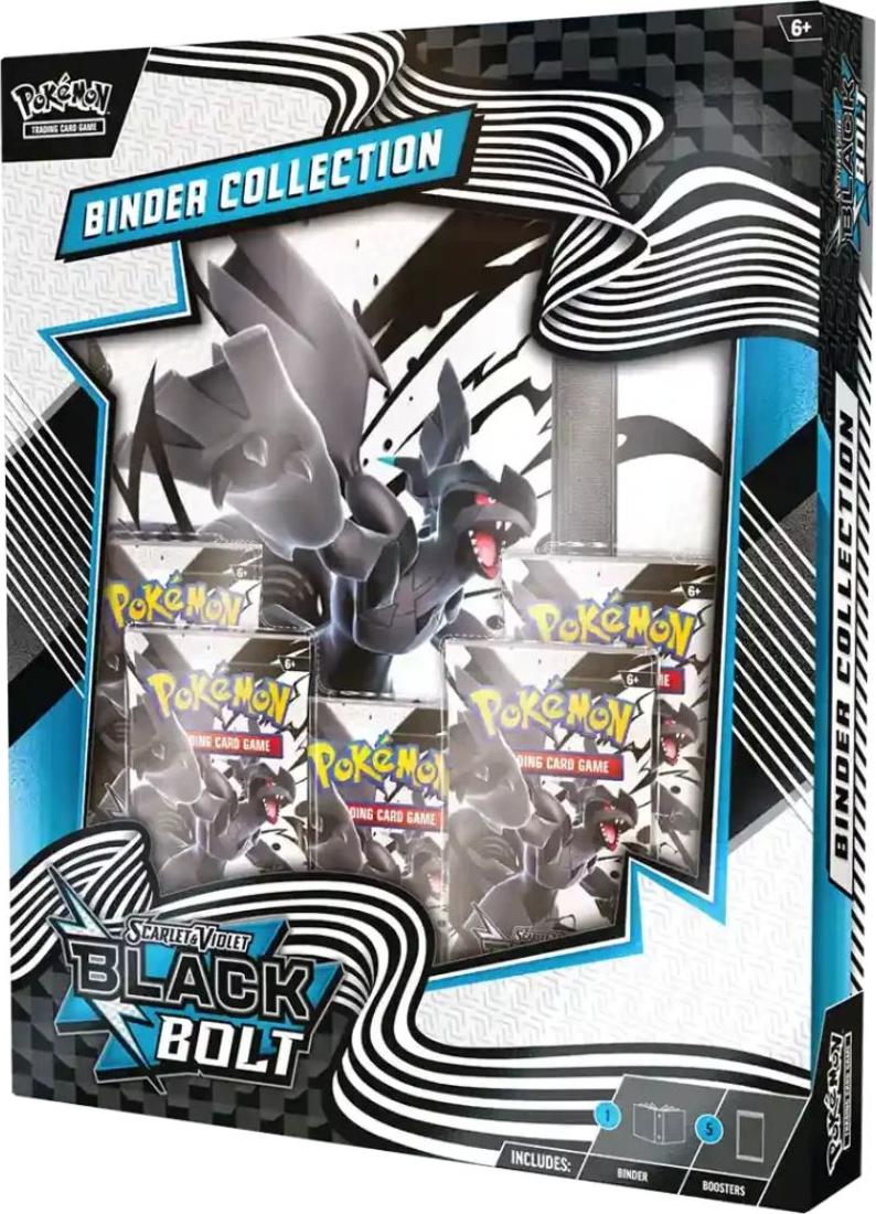 The Pokemon Company Pokemon Black Bolt Binder Collection 10-10039-112,