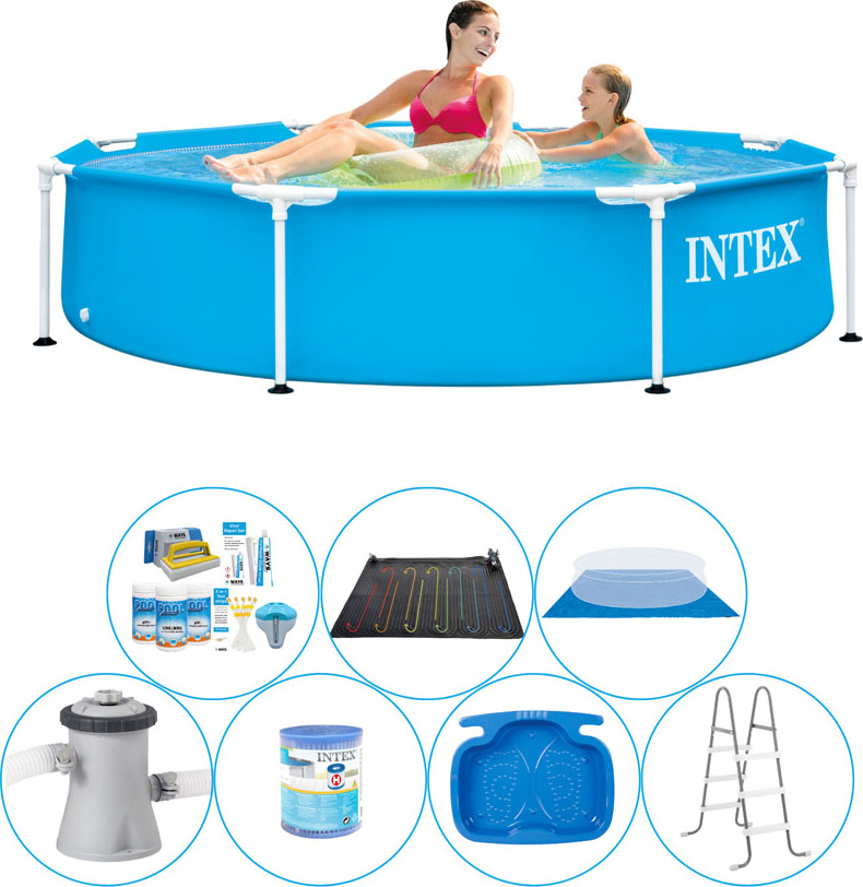 Intex Kovový rám okrúhly 244x51 cm - 8 kusov - Bazén Super ponuka