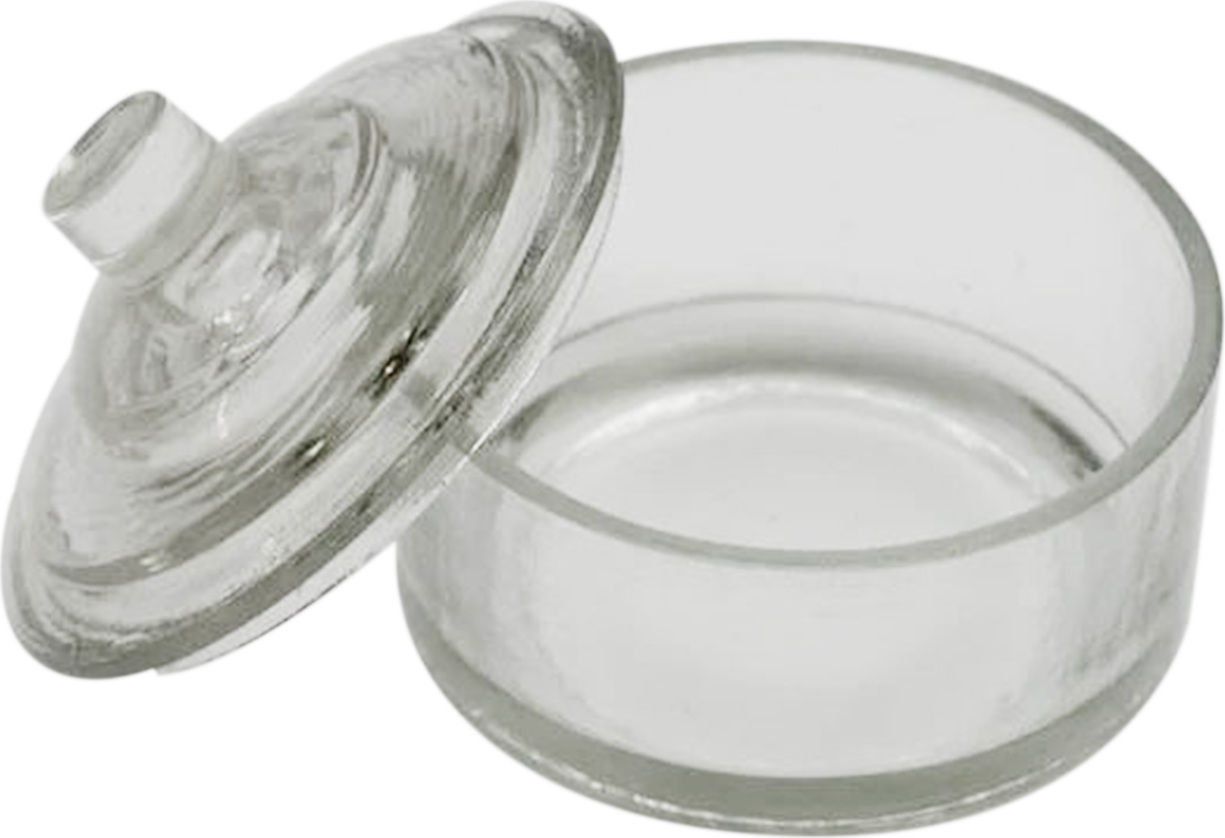 Selva Glasdose mit Knauf, Durchmesser 80 mm, für Alkohol, Benzol oder andere Lösungen 361581