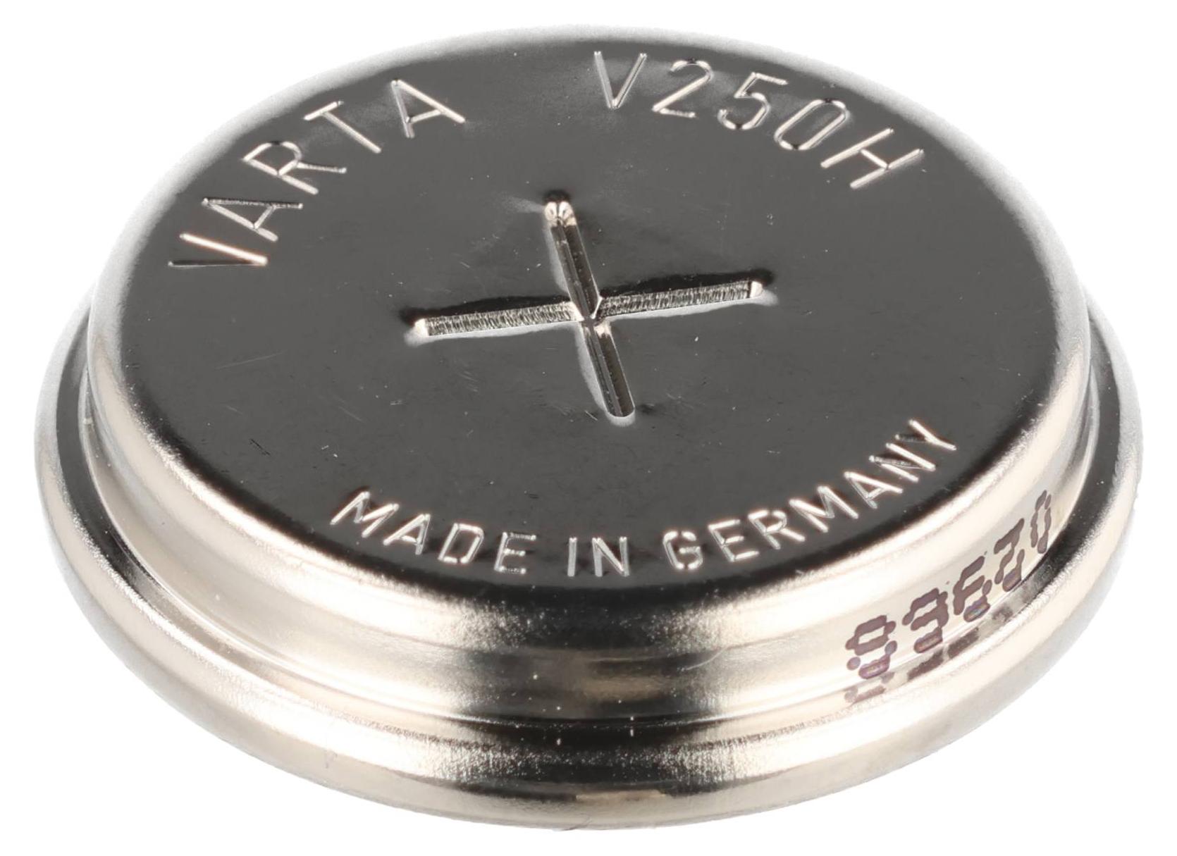 Varta V250H NiMH Akku Knopfzelle 55625101501, Varta V250H Rohzelle - 1,2V