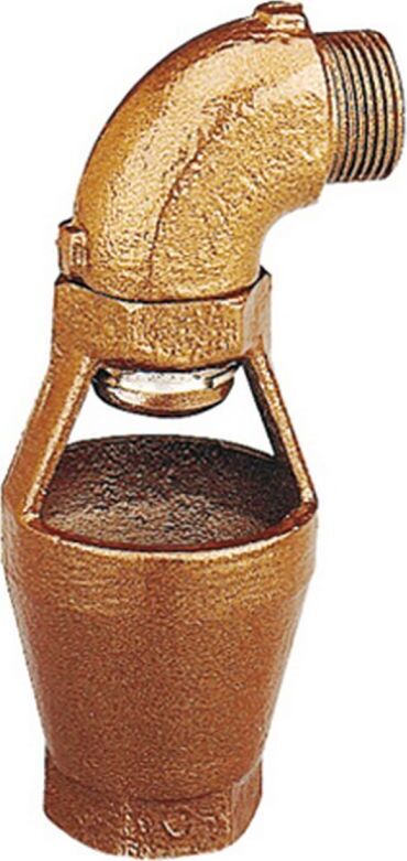 Auslauftrichter, drehbar 1 1/4" AG x 1 1/4" IG