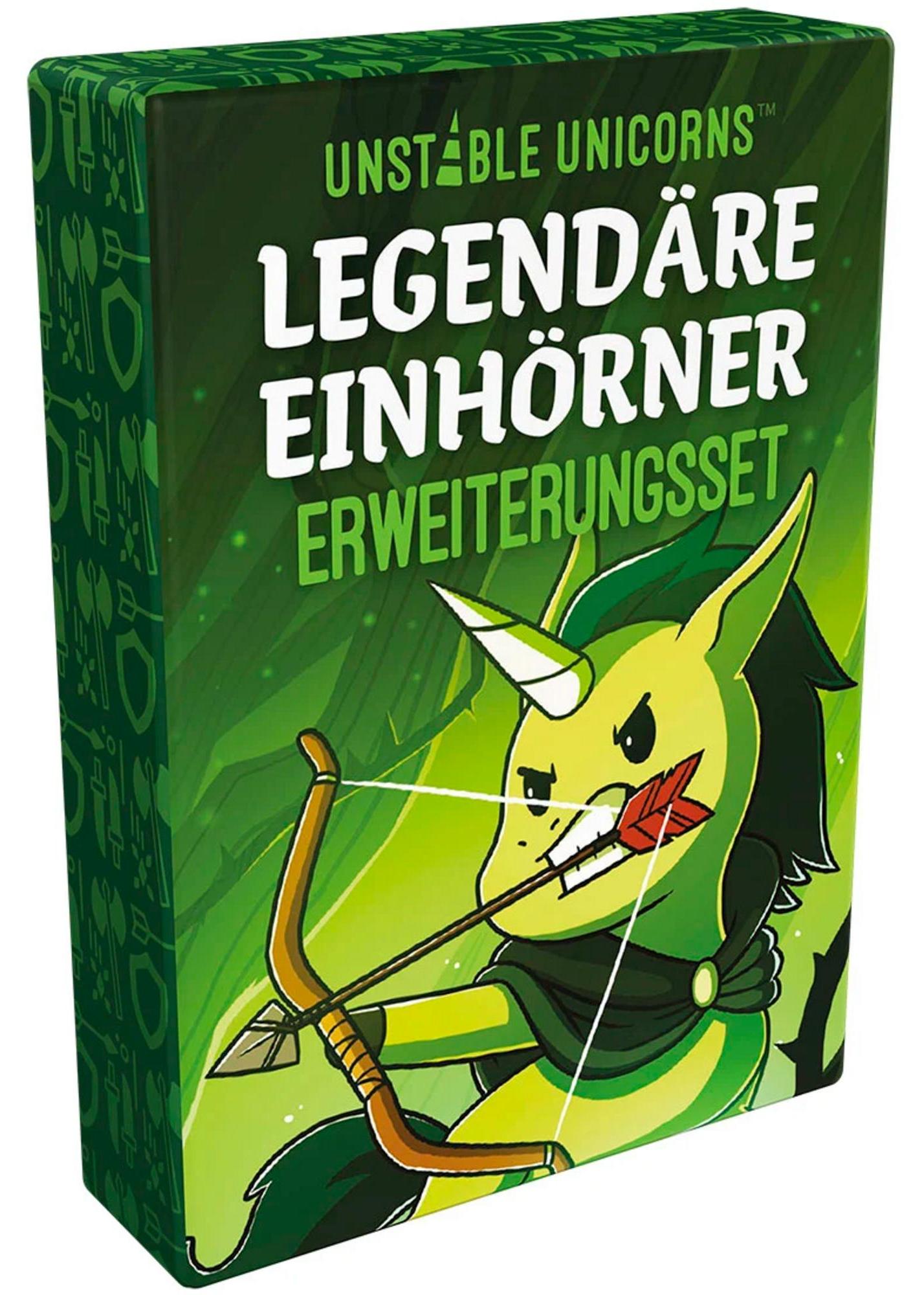 Asmodee Unstable Unicorns - Legendäre Einhörner, Kartenspiel 117289