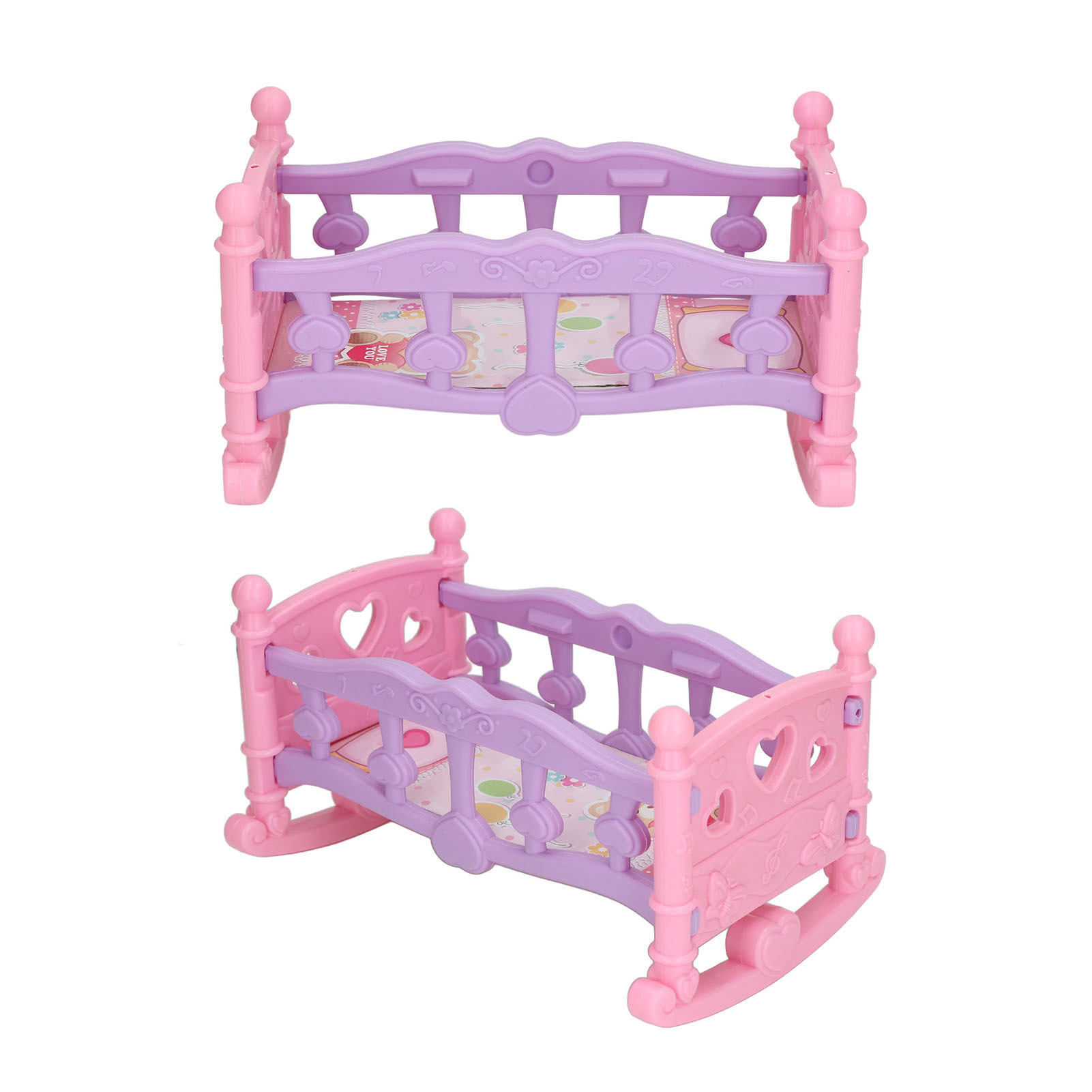 Cocosity Puppenhaus Baby Bett,Puppenhaus Krippe,Puppenhaus Krippe Wiege,Mini Puppe Krippe,Puppe Möbel dekorative Krippe,Puppenhaus dekorative Krippe