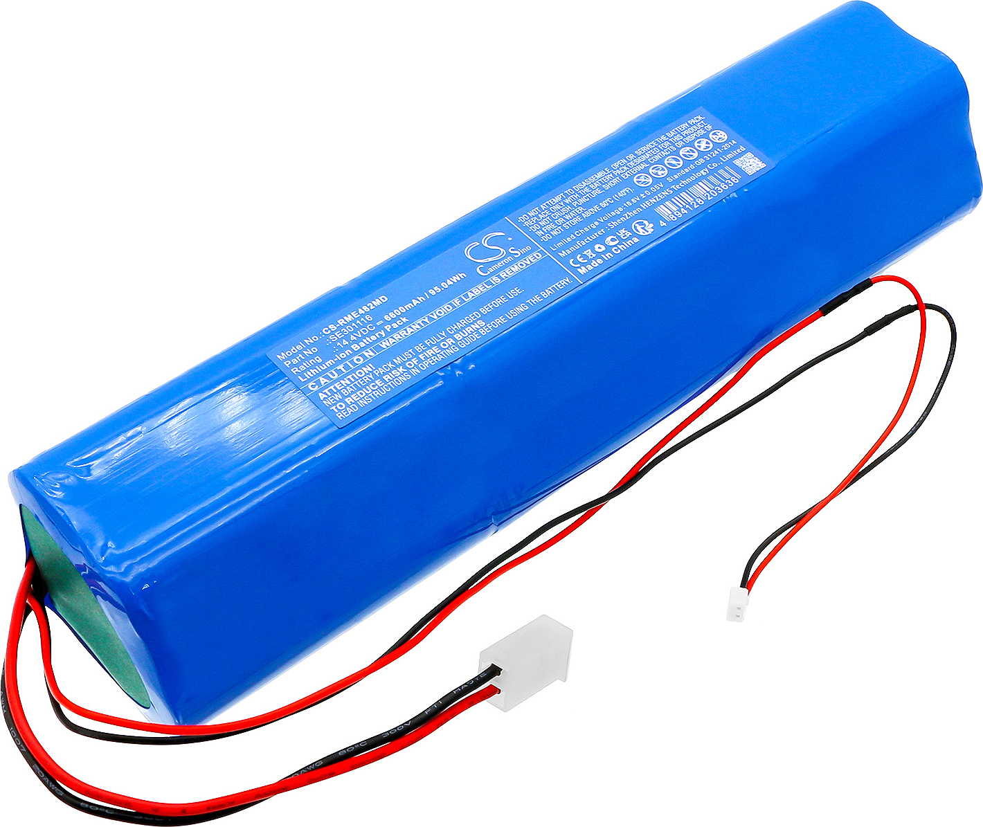 TECHTEK Akku Kompatibel mit [ResMed] Elisee 150, Respirador Saime Ersetzt 43.888.8482, für SE301116, für U0126274