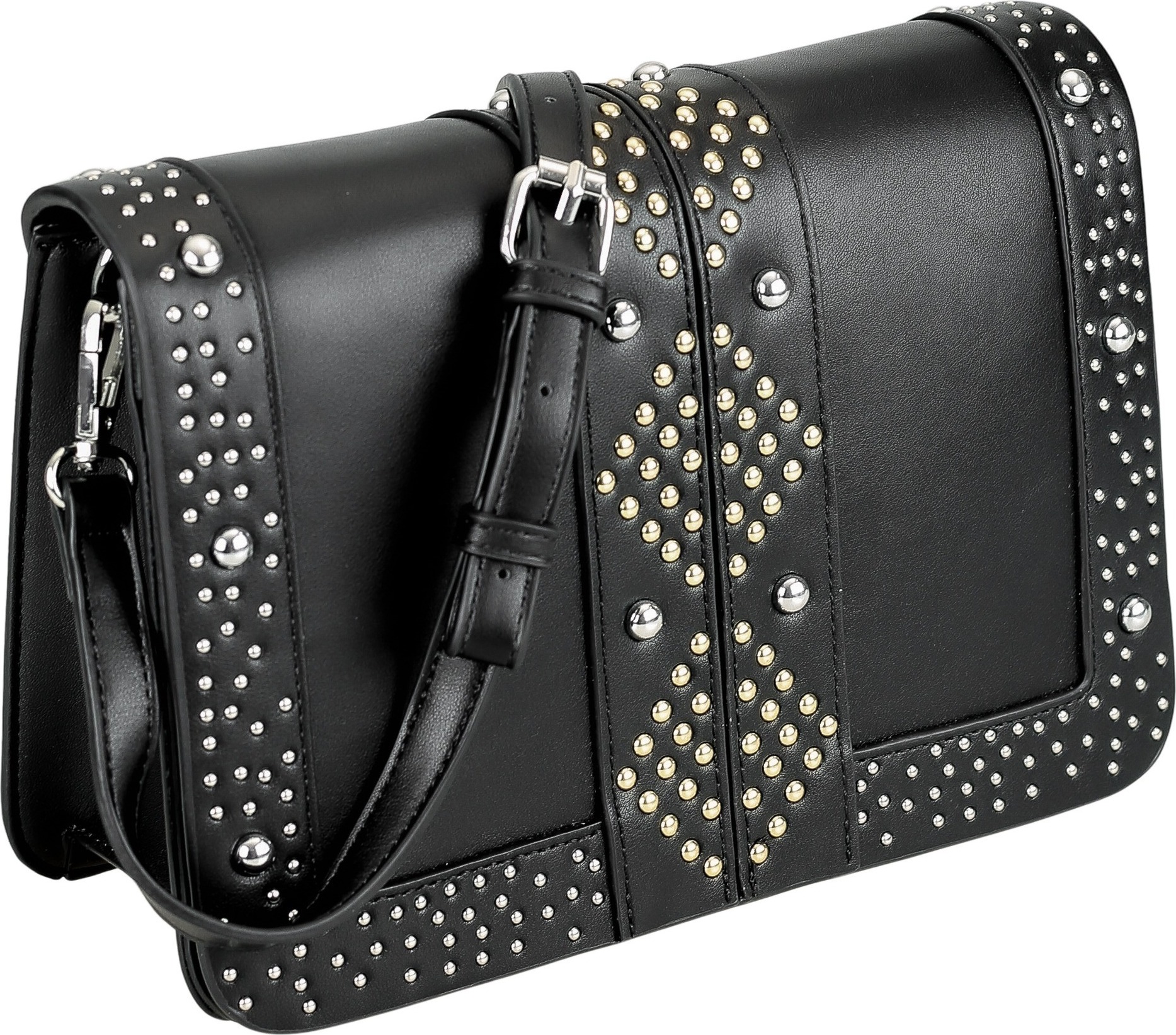 Umhängetasche Rockie Große Nieten-Umhängetasche von collezione alessandro