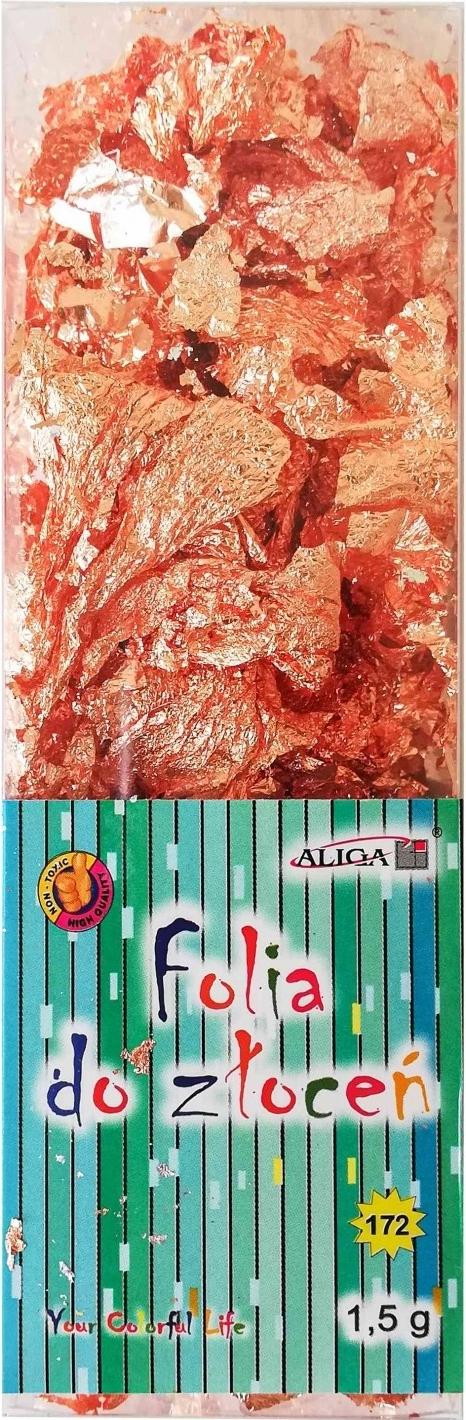 ALIGA Vergoldungsfolie, Blattflocken, Kupfer 1,5g