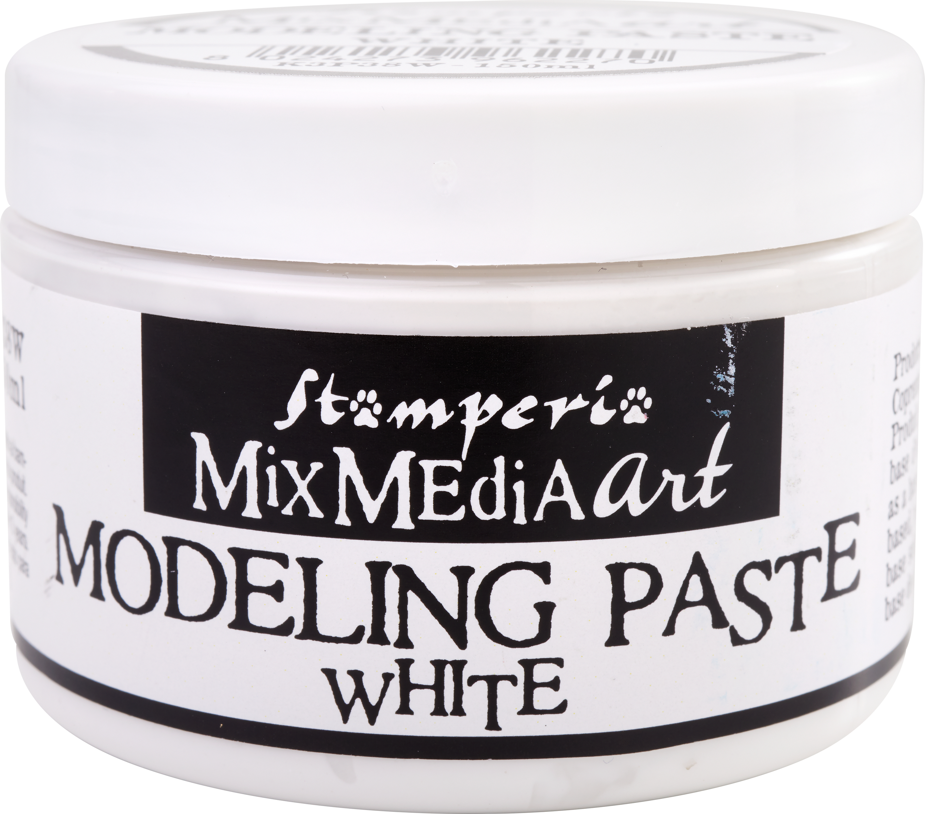Stamperia Modellierpaste Weiß 150 ml für kreative Projekte und Bastelarbeiten K3P38W
