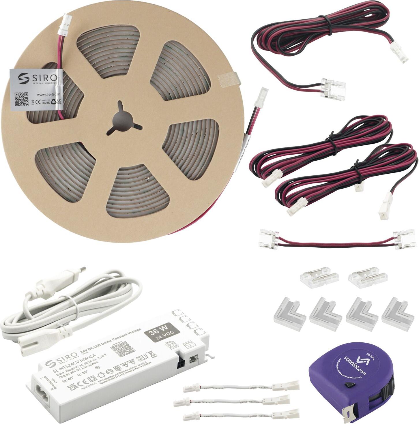 SIRO LED Band 5m Led Streifen DualColor 6W/m 3000K-4000K, 24V/DC