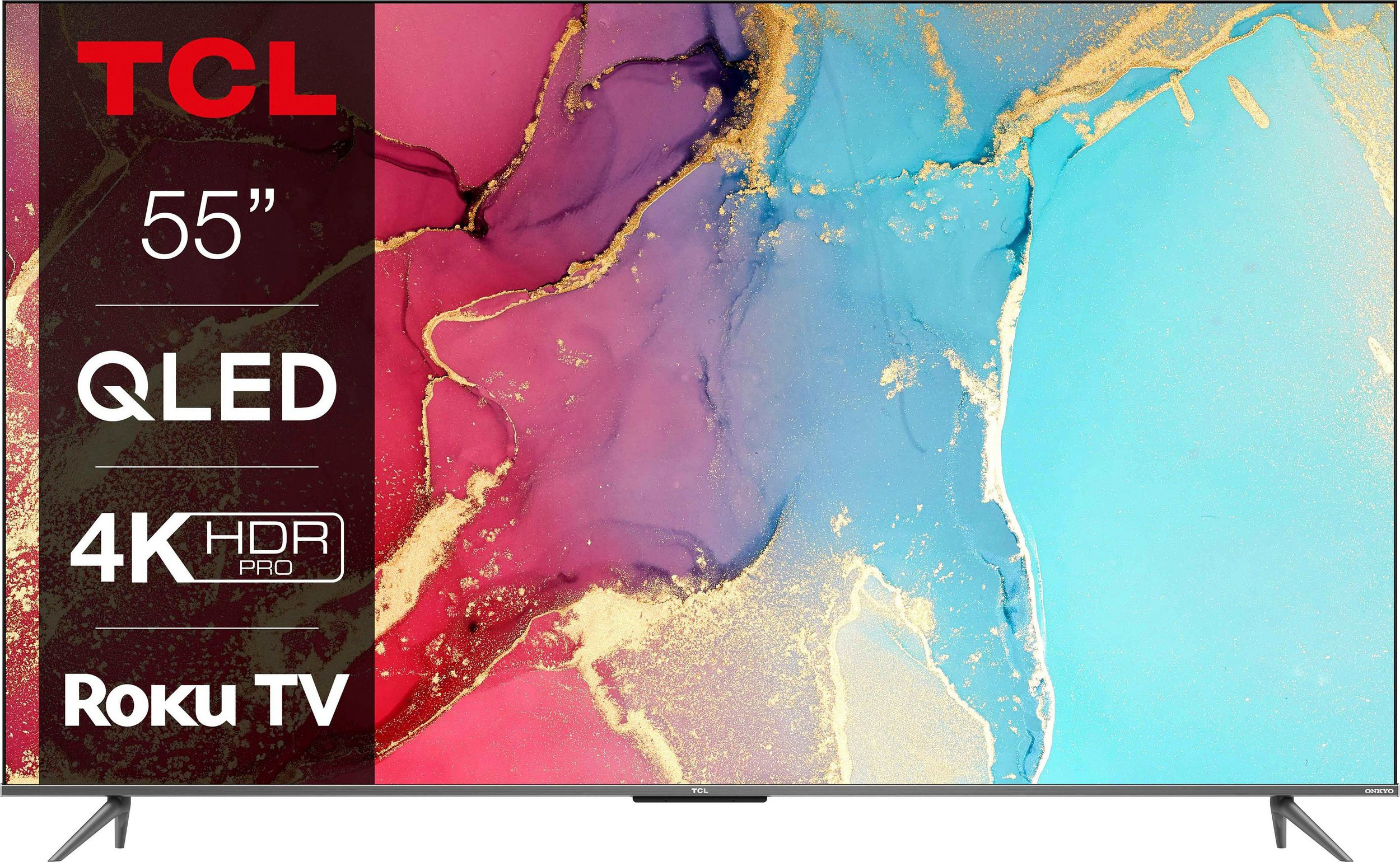 TCL 55RC630X1 QLED-Fernseher 139 cm/55 Zoll, 4K Ultra HD, Smart-TV, HDR Pro, HDR10+, Dolby Vision, Game Master, HDMI 2.1, ONKYO Sound (67)