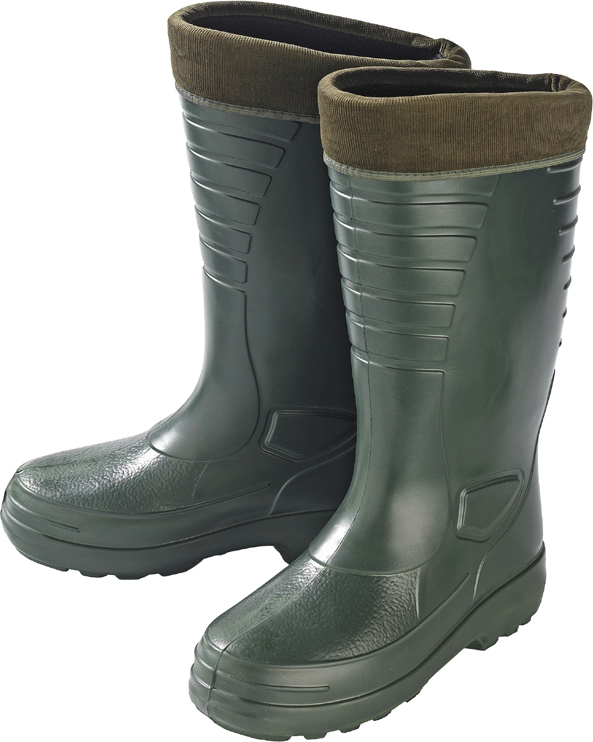 LEMIGO lichte EVA-rubberlaarzen gevoerd Alaska 869, groen, 41 EU