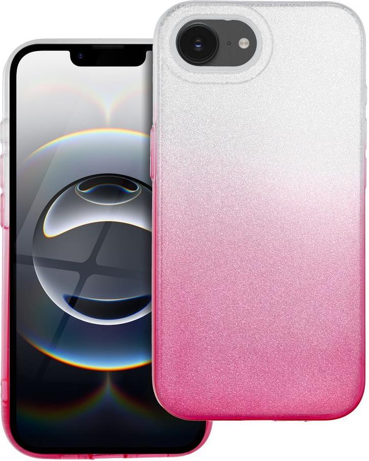 SHINING je vhodný pre IPHONE 16e (SE 4 2025) transparentný/ružový