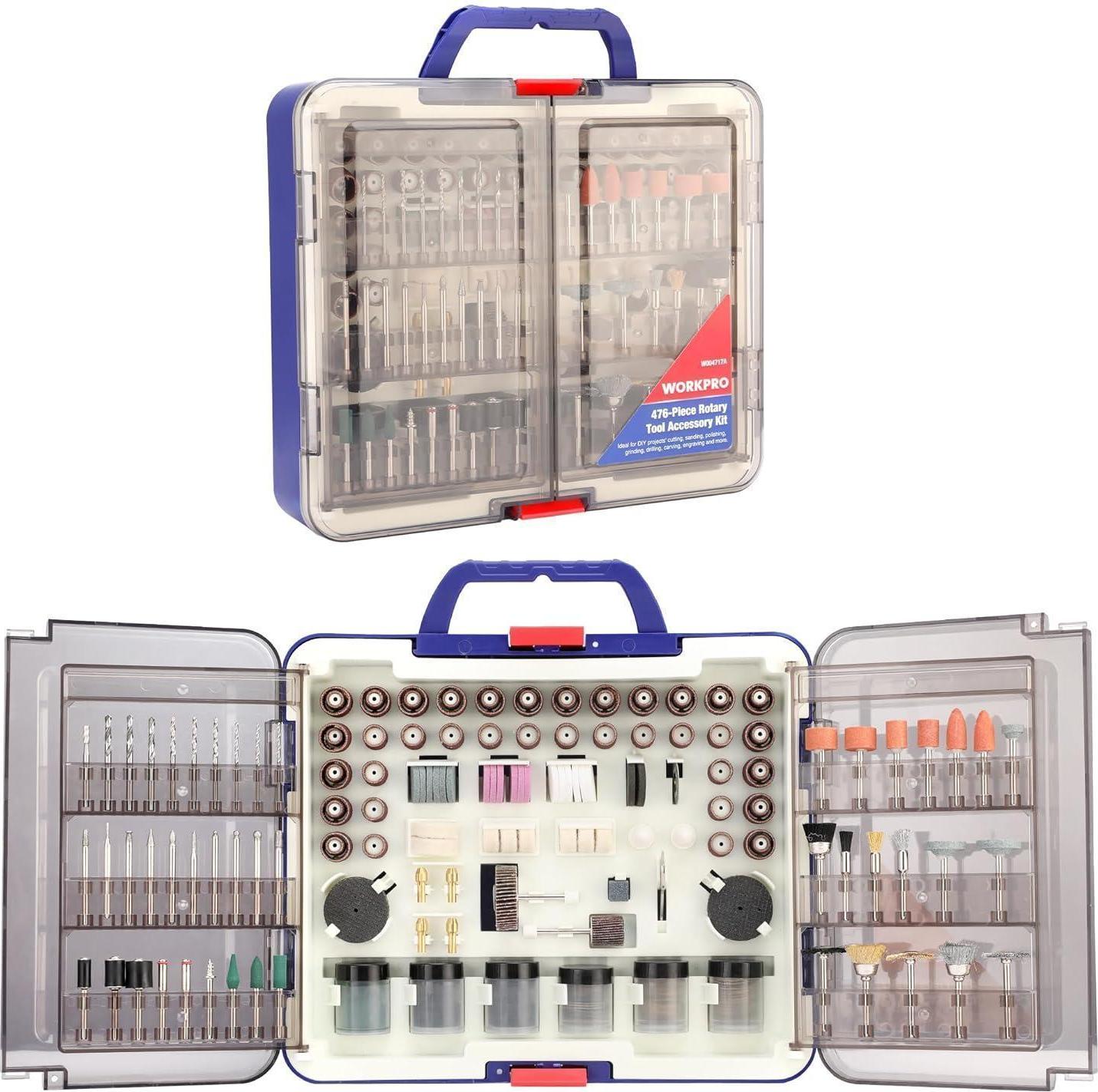 Sonstige WORKPRO 476 tlg. Multifunktionswerkzeug Zubehör Set für Rotationswerkzeug