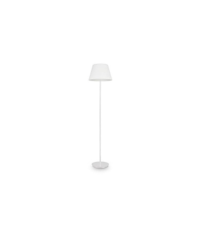 IdealLux Moderne Stehleuchte Zylinder Metall Weiß 2 Lichter E27 111452