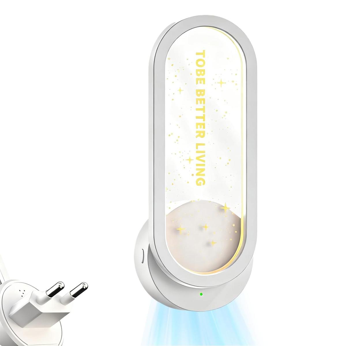 Dopwii Negativ-Ionen-Luftreiniger Plug-in, tragbarer Negativ-Ionen-Generator leise, entfernt Tierger¹che, Rauch und K¹che, mit taktiler Nachtlampe KAUF-WOHN-MC773-029