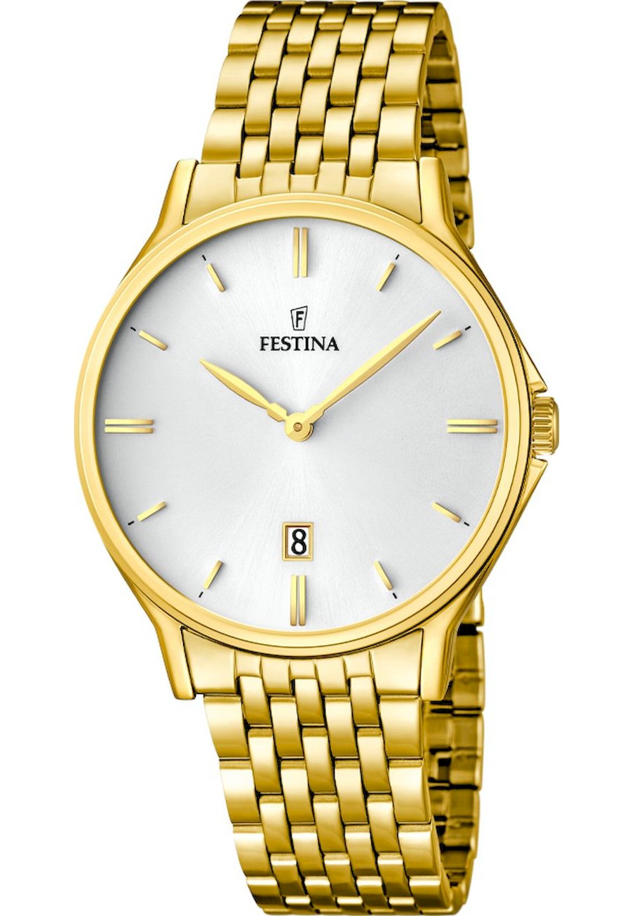 Pánske hodinky Festina F16746-1 zlaté