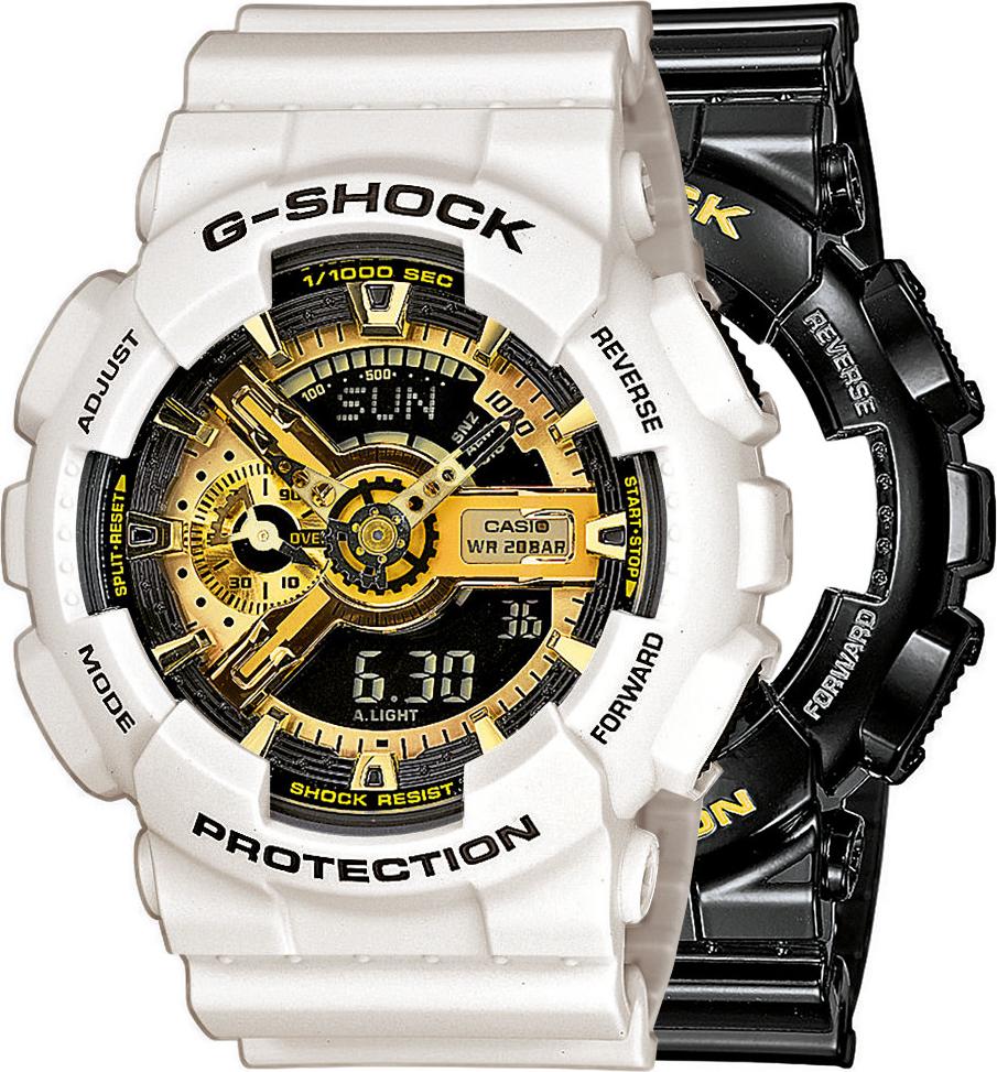 Hodinky Casio G-Shock SET GA-110GB-1AER + BEZEL 10395292 + BAND 10395227 20BAR