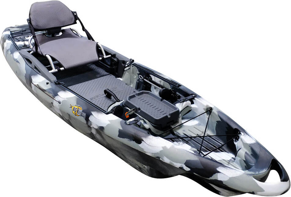 3Waters Angelkajak Big Fish 120 Urban Camo 3WTS-BF120