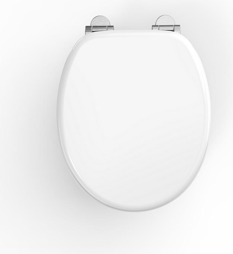 K & H Sanitary K&H Sanitary Duschwell MDF WC-Sitz Casso weiß N24_NEW-45098