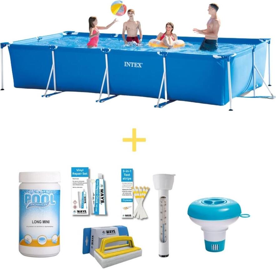 Rámový bazén Intex - 450 x 220 x 84 cm - obsahuje balenie na údržbu WAYS