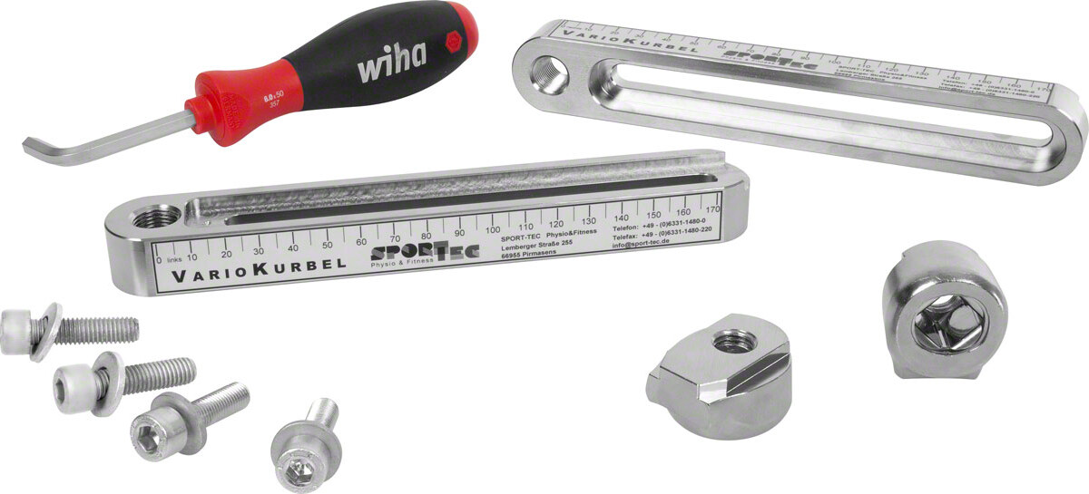 Vario-Kurbel für Ergometer und Heimtrainer speziell für Reha Patienten